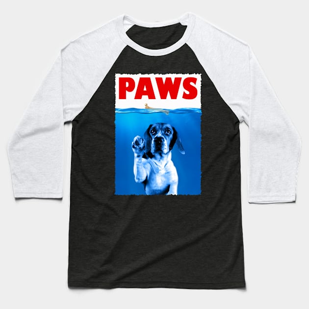 Ears of Elegance Basset Hound PAWS, Urban Canine Couture Baseball T-Shirt by Gamma-Mage